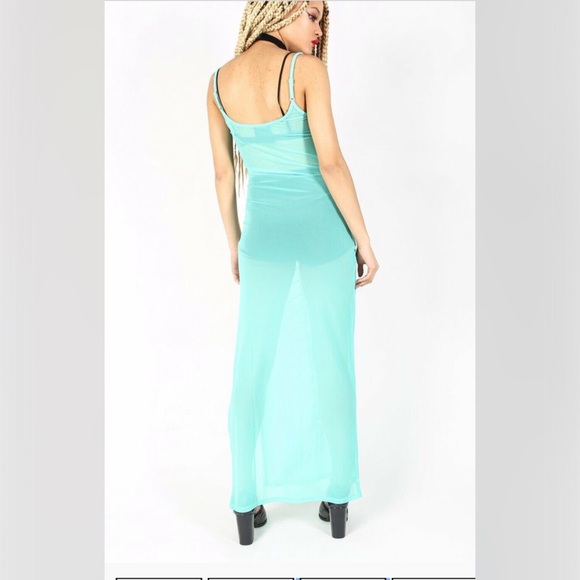 SOLD NWT Iron Fist Bone Deep Mesh Maxi Dress - Picture 7 of 16